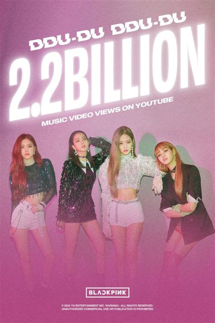 
BLACKPINK’S DDU-DU DDU-DU marks history on YouTube as the first K-pop video to earn 2 billion views 